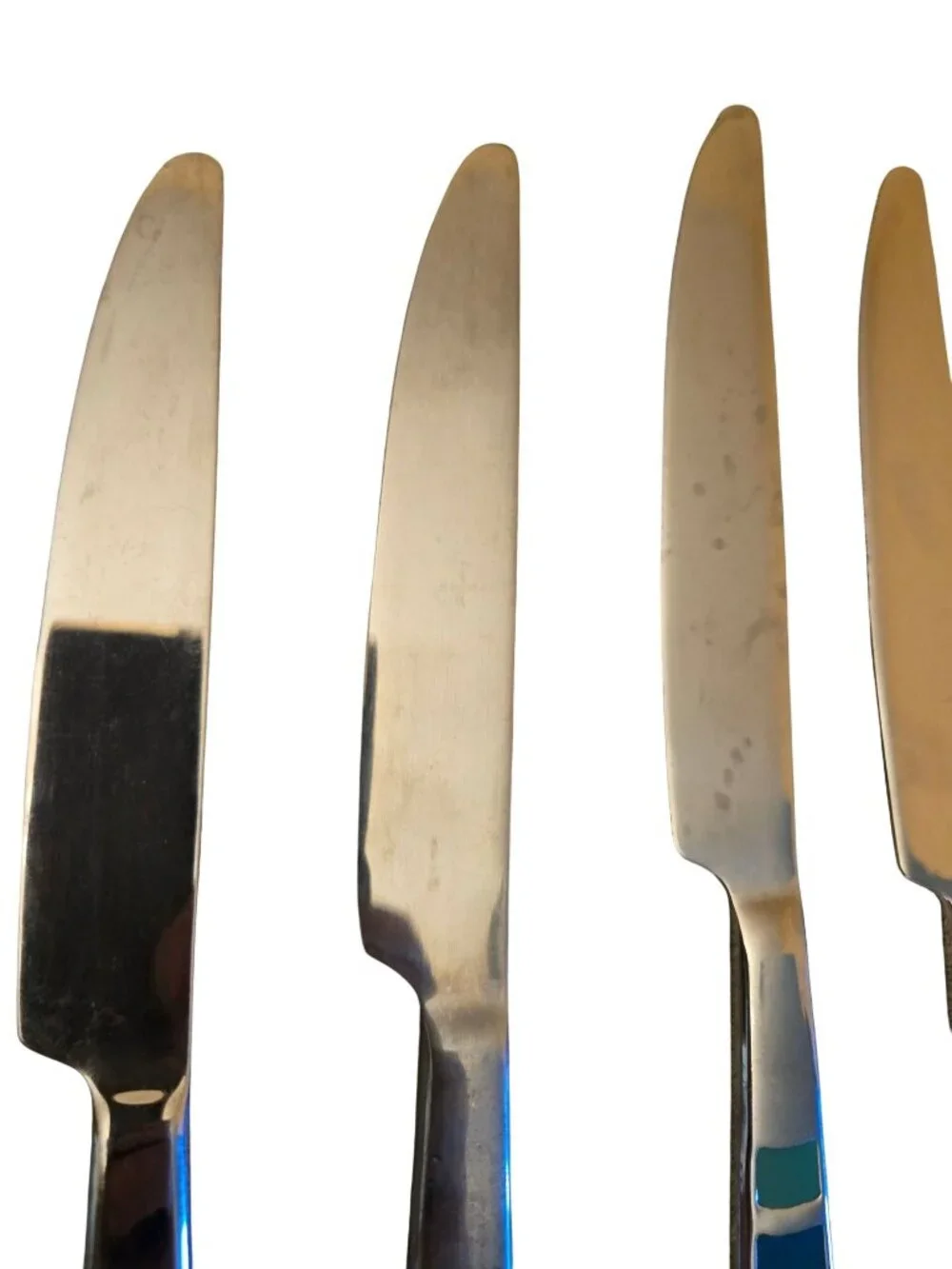 Fiesta Rainbow Celebration Butter Knives Set Of 5 Stainless Steel Handle Multico